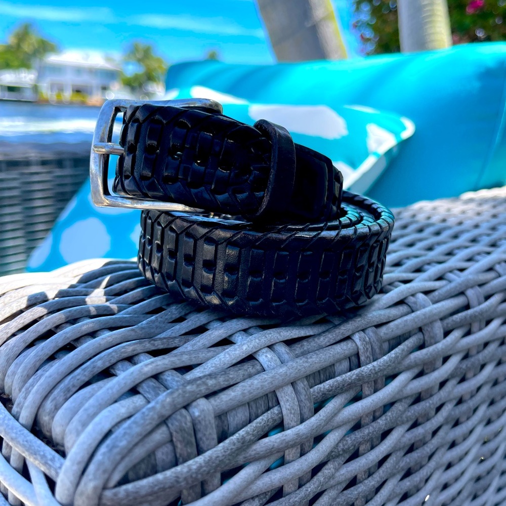 Men’s Trafalgar Handcrafted Premium Dark Chestnut Belt. Size 38|95